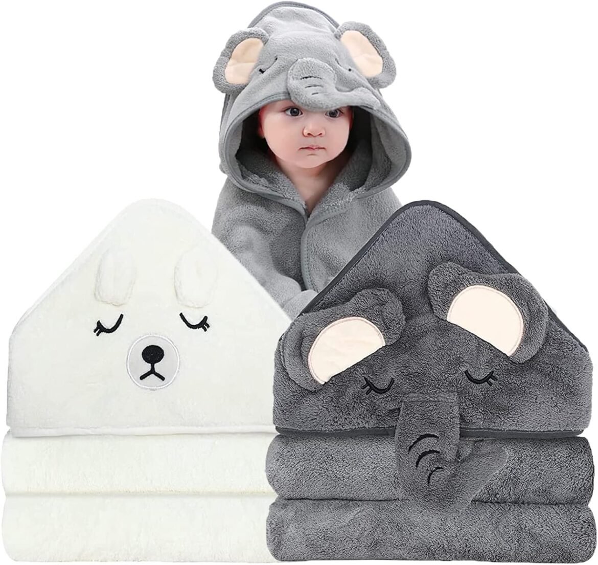 Toalla de Baño con Capucha para Bebés: Comodidad y Protección en Cada Baño