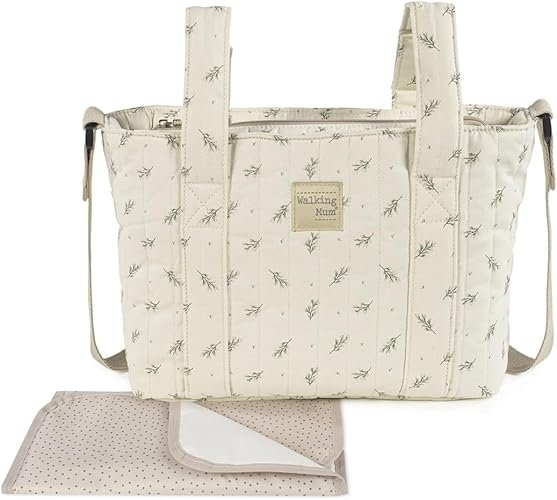 Bolsa Crossbody Mimosa Verde de Walking Mum: Estilo, Comodidad y Funcionalidad para Mamás Ecofriendly