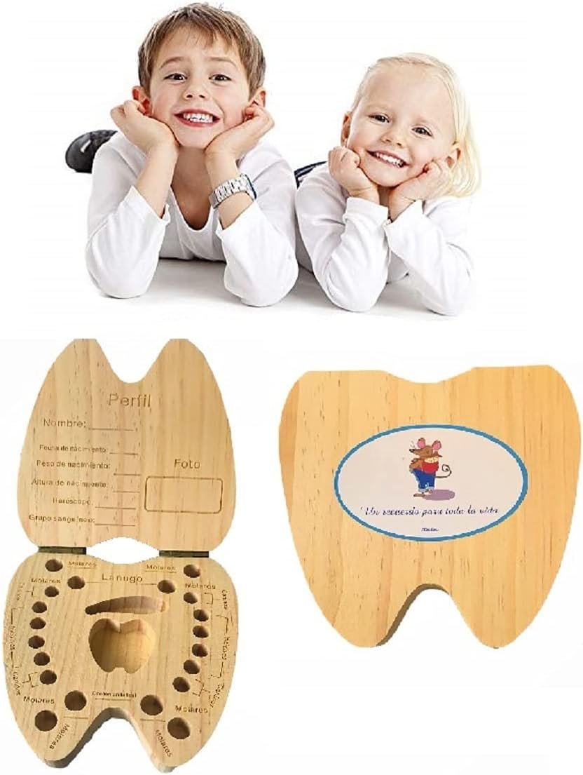 Caja para Guardar Dientes del Ratoncito Pérez: Un Tesoro para los Primeros Recuerdos de tus Hijos
