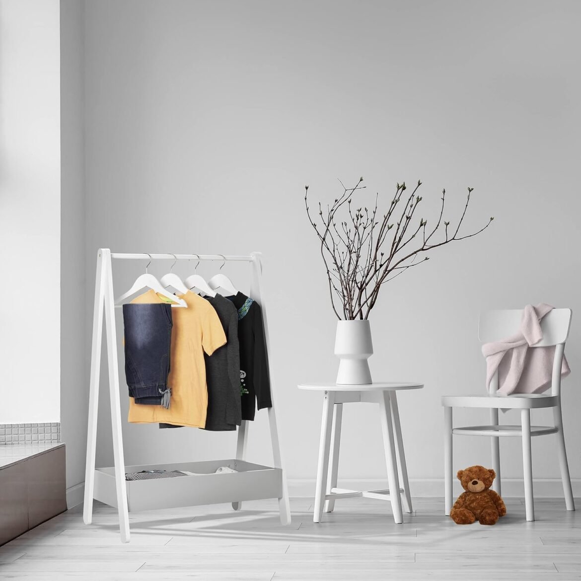 Perchero Burro Infantil de Relaxdays: Organización y Estilo Ecofriendly para la Habitación del Bebé