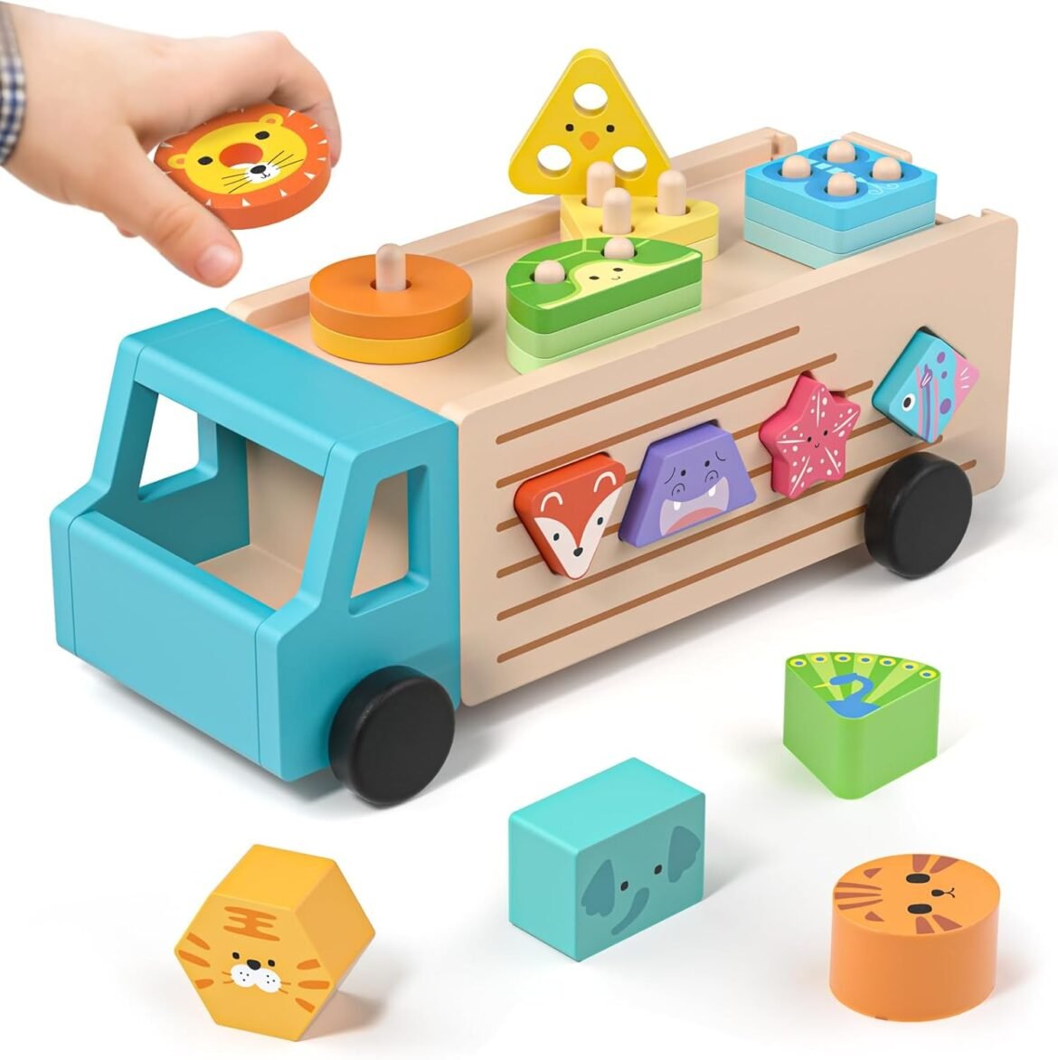 Camión Montessori de Madera Lehoo Castle: Juego Eco‑Friendly para Desarrollar la Motricidad y la Autonomía de tu Bebé