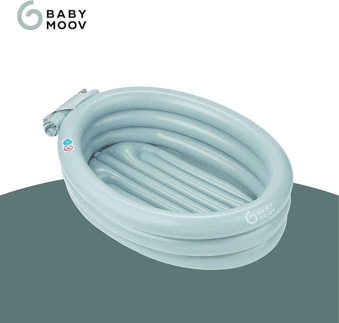 Bañera hinchable evolutiva AQUADOTS de Babymoov: comodidad y diversión desde el primer baño