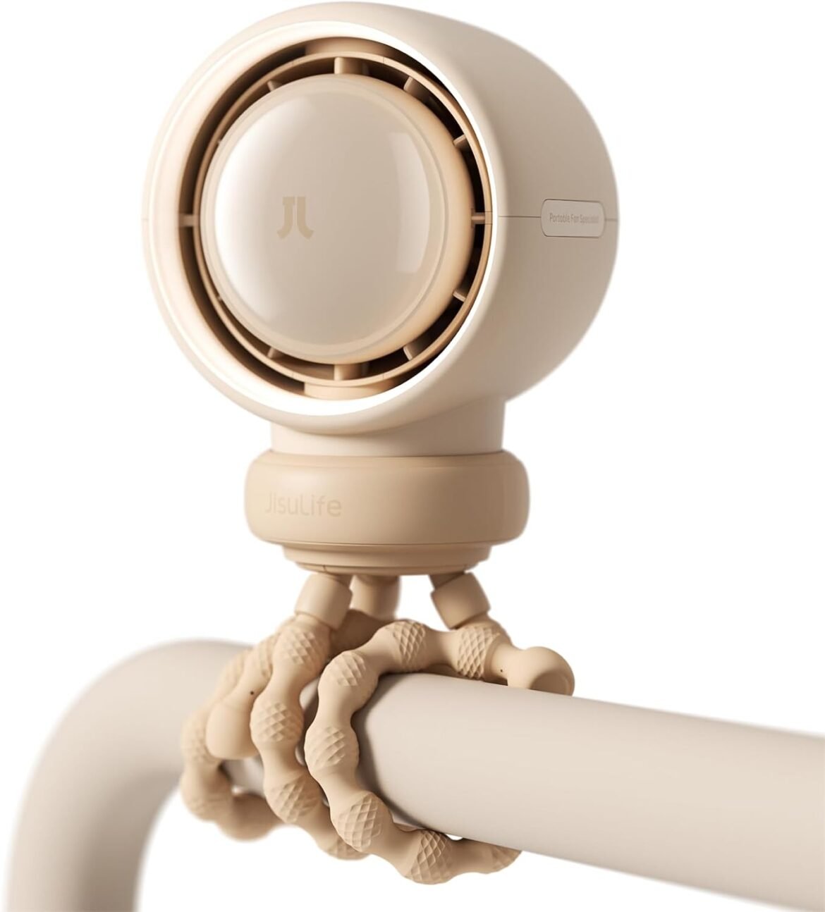 Ventilador cochecito bebé JISULIFE: fresco, seguro y ecofriendly para el verano