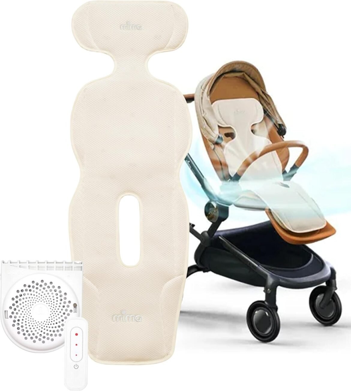 Colchoneta Ventilada para Silla de Paseo Mima Flo: frescor y comodidad para tu bebé