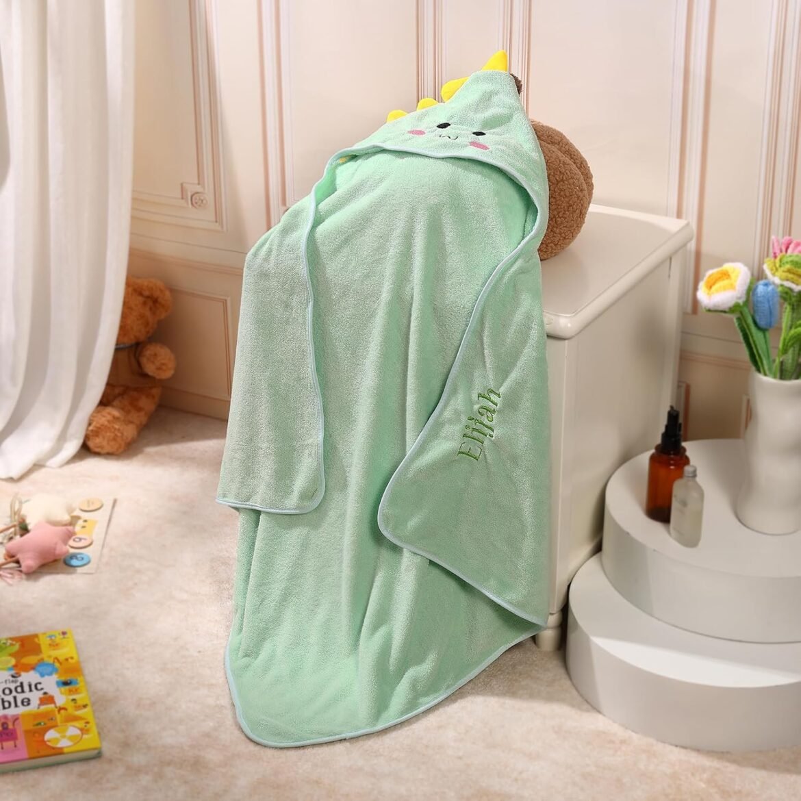 Toalla con Capucha Personalizada Gaosh: El Regalo Perfecto para Tu Bebé